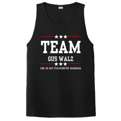 Team Gus Walz He Is My Favorite Human PosiCharge Competitor Tank