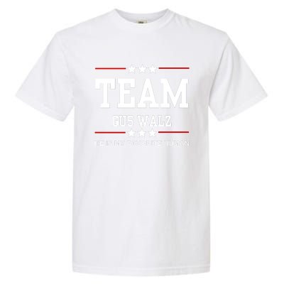 Team Gus Walz He Is My Favorite Human Garment-Dyed Heavyweight T-Shirt