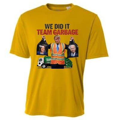 Team Garbage Won We Did It Trump 2024 Cooling Performance Crew T-Shirt