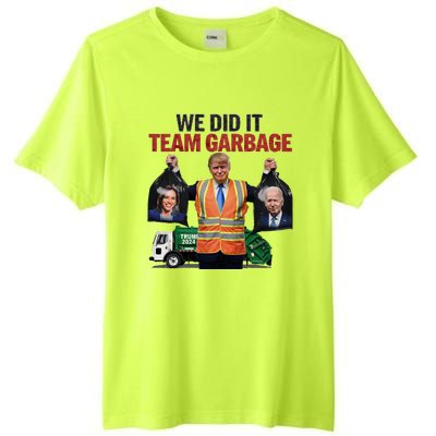 Team Garbage Won We Did It Trump 2024 Tall Fusion ChromaSoft Performance T-Shirt