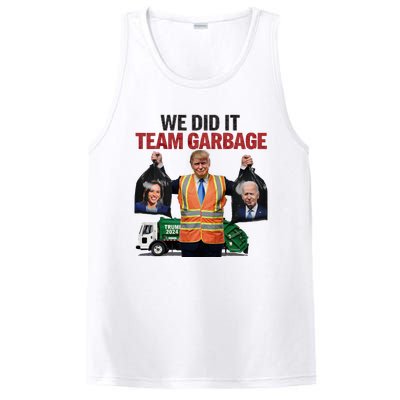 Team Garbage Won We Did It Trump 2024 PosiCharge Competitor Tank