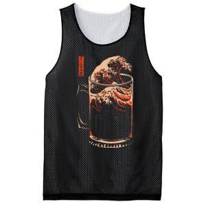 The Great Wave Of Beer Mesh Reversible Basketball Jersey Tank