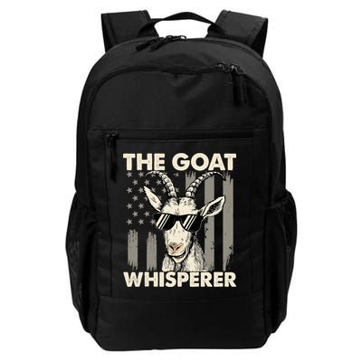The Goat Whisperer - USA American Flag Farm Animal Lover Backpack