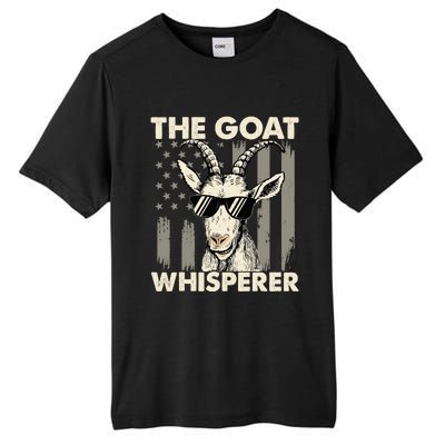 The Goat Whisperer - USA American Flag Farm Animal Lover Tall Fusion ChromaSoft Performance T-Shirt