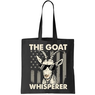 The Goat Whisperer - USA American Flag Farm Animal Lover Bag