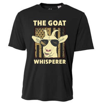 The Goat Whisperer Design Farmer funny Goat Lover Cooling Performance Crew T-Shirt