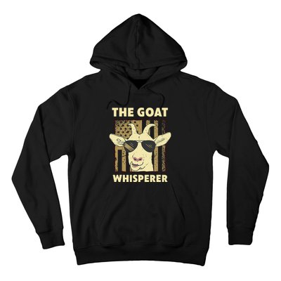 The Goat Whisperer Design Farmer funny Goat Lover Hoodie