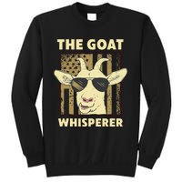 The Goat Whisperer Design Farmer funny Goat Lover Sweatshirt