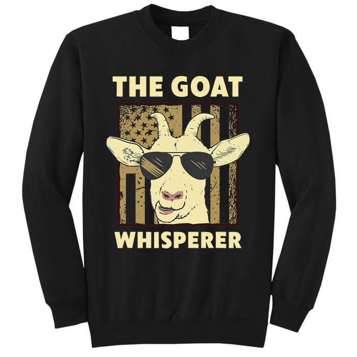 The Goat Whisperer Design Farmer funny Goat Lover Sweatshirt