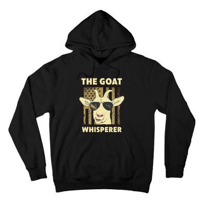 The Goat Whisperer Design Farmer funny Goat Lover Tall Hoodie