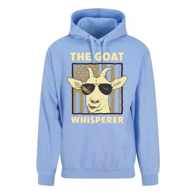 The Goat Whisperer Design Farmer funny Goat Lover Unisex Surf Hoodie