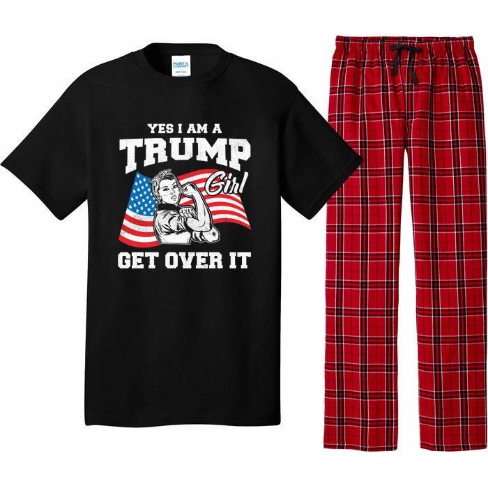 Trump Girl Yes I Am A Trump Girl Get Over It Pajama Set