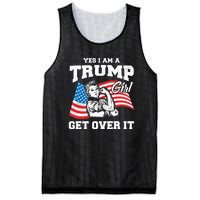 Trump Girl Yes I Am A Trump Girl Get Over It Mesh Reversible Basketball Jersey Tank