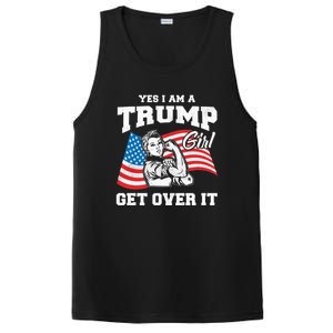 Trump Girl Yes I Am A Trump Girl Get Over It PosiCharge Competitor Tank