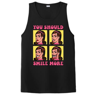 Tragic Girl You Should Smile More PosiCharge Competitor Tank