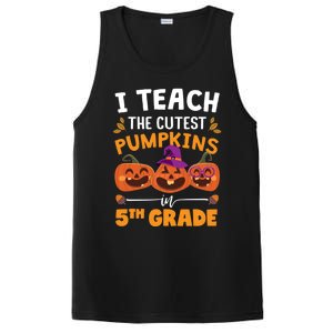 Teacher Halloween 5th Grade Teacher Cutest Pumpkins In Patch Cool Gift PosiCharge Competitor Tank