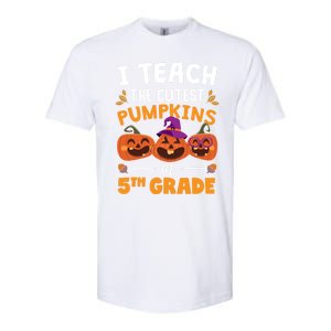 Teacher Halloween 5th Grade Teacher Cutest Pumpkins In Patch Cool Gift Softstyle CVC T-Shirt