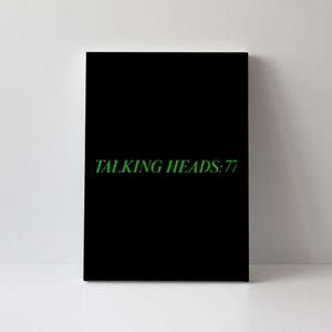 Talking Heads 77 Canvas