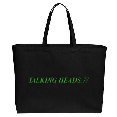 Talking Heads 77 Cotton Canvas Jumbo Tote