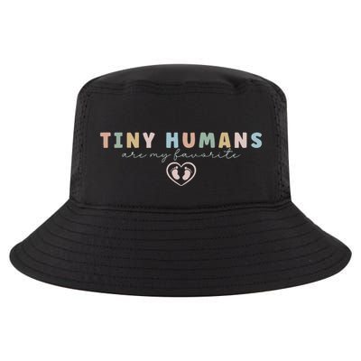 Tiny Humans Are My Favorite Tiny Humans Peds Nurse Cool Comfort Performance Bucket Hat