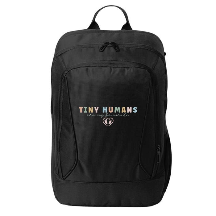 Tiny Humans Are My Favorite Tiny Humans Peds Nurse City Backpack