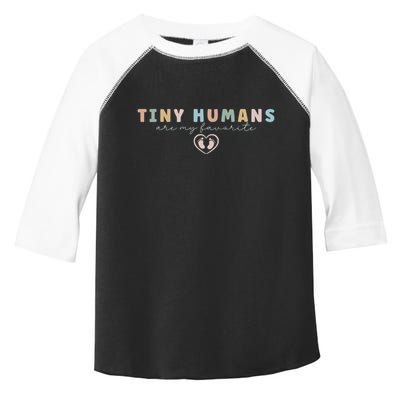 Tiny Humans Are My Favorite Tiny Humans Peds Nurse Toddler Fine Jersey T-Shirt