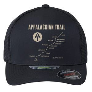 Thruh Hiker Appalachian Trail Hiking Flexfit Unipanel Trucker Cap