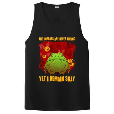 The Horrors Are Never Ending Yet I Remain Silly Frog Toad PosiCharge Competitor Tank