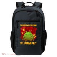 The Horrors Are Never Ending Yet I Remain Silly Frog Toad Backpack