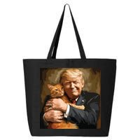 Trump Hugging An Orange Cat 2024 25L Jumbo Tote