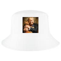 Trump Hugging An Orange Cat 2024 Cool Comfort Performance Bucket Hat