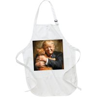 Trump Hugging An Orange Cat 2024 Apron