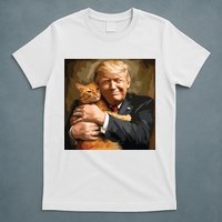 Trump Hugging An Orange Cat 2024 T-Shirt