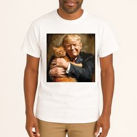 Trump Hugging An Orange Cat 2024 Tall T-Shirt
