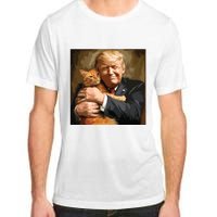 Trump Hugging An Orange Cat 2024 Adult ChromaSoft Performance T-Shirt