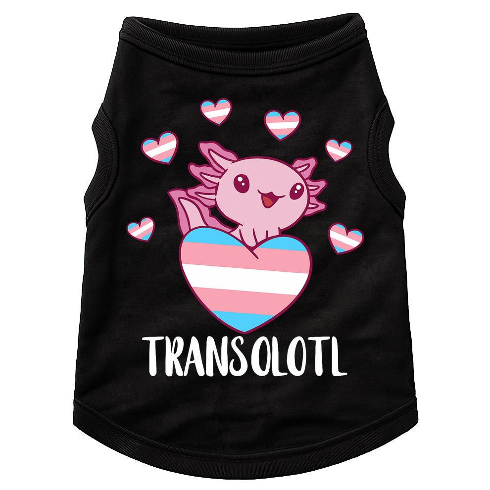 Transgende.r Happy Axolotl LGBTQ Tran.s Pride Equality Doggie Tank