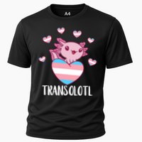 Transgende.r Happy Axolotl LGBTQ Tran.s Pride Equality Cooling Performance Crew T-Shirt