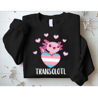 Transgende.r Happy Axolotl LGBTQ Tran.s Pride Equality Sweatshirt