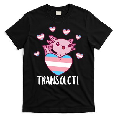 Transgende.r Happy Axolotl LGBTQ Tran.s Pride Equality T-Shirt