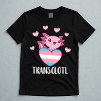 Transgende.r Happy Axolotl LGBTQ Tran.s Pride Equality T-Shirt