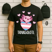 Transgende.r Happy Axolotl LGBTQ Tran.s Pride Equality T-Shirt