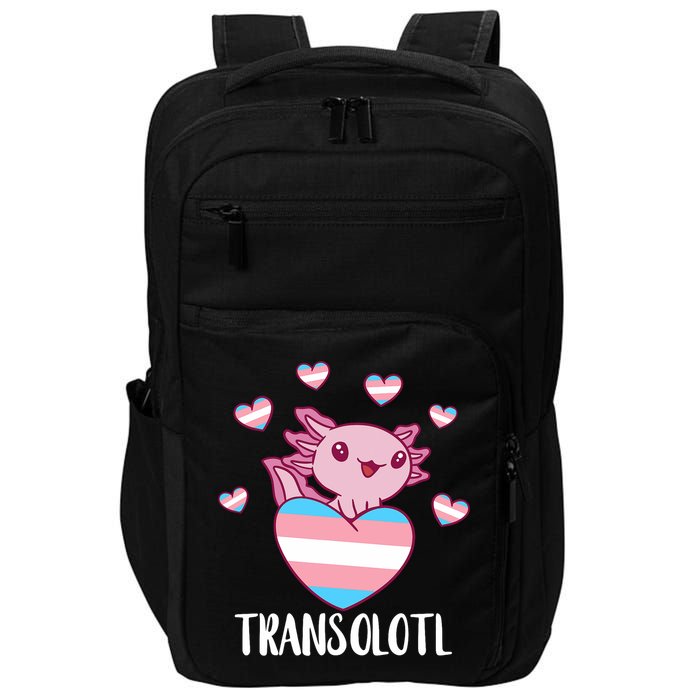 Transgende.r Happy Axolotl LGBTQ Tran.s Pride Equality Impact Tech Backpack