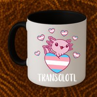 Transgende.r Happy Axolotl LGBTQ Tran.s Pride Equality Mug