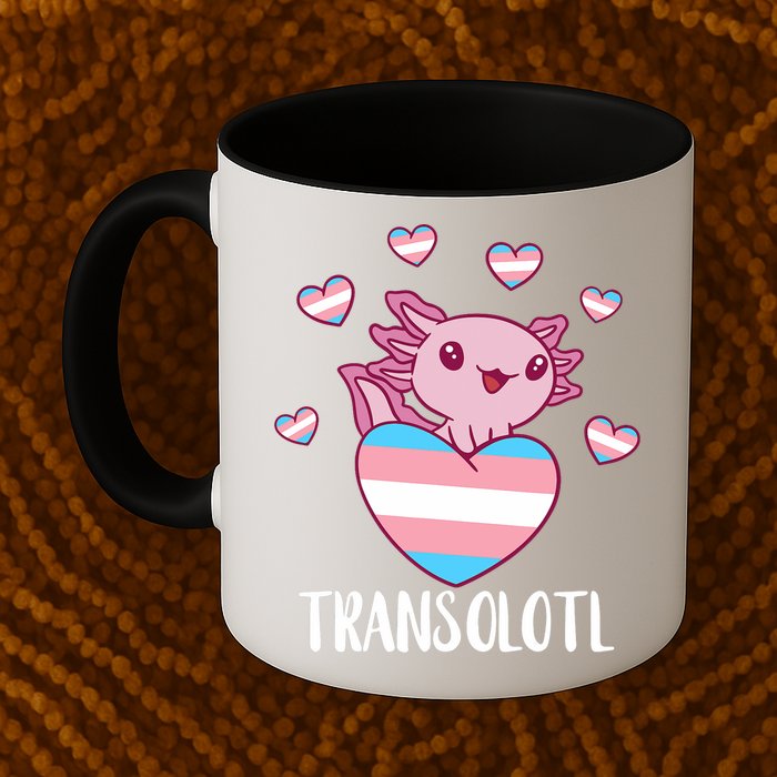 Transgende.r Happy Axolotl LGBTQ Tran.s Pride Equality Mug