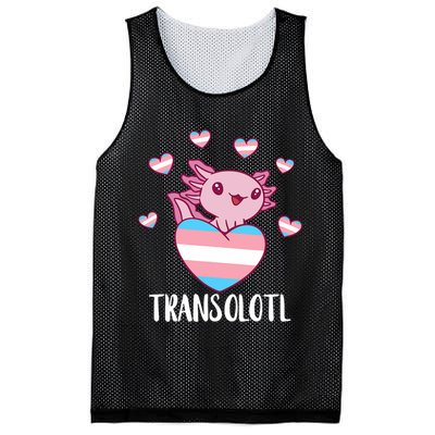 Transgende.r Happy Axolotl LGBTQ Tran.s Pride Equality Mesh Reversible Basketball Jersey Tank
