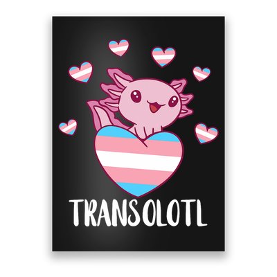 Transgende.r Happy Axolotl LGBTQ Tran.s Pride Equality Poster