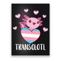 Transgende.r Happy Axolotl LGBTQ Tran.s Pride Equality Poster