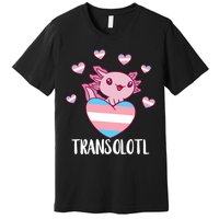 Transgende.r Happy Axolotl LGBTQ Tran.s Pride Equality Premium T-Shirt