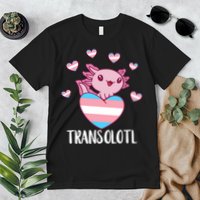 Transgende.r Happy Axolotl LGBTQ Tran.s Pride Equality Premium T-Shirt