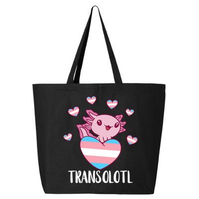 Transgende.r Happy Axolotl LGBTQ Tran.s Pride Equality 25L Jumbo Tote